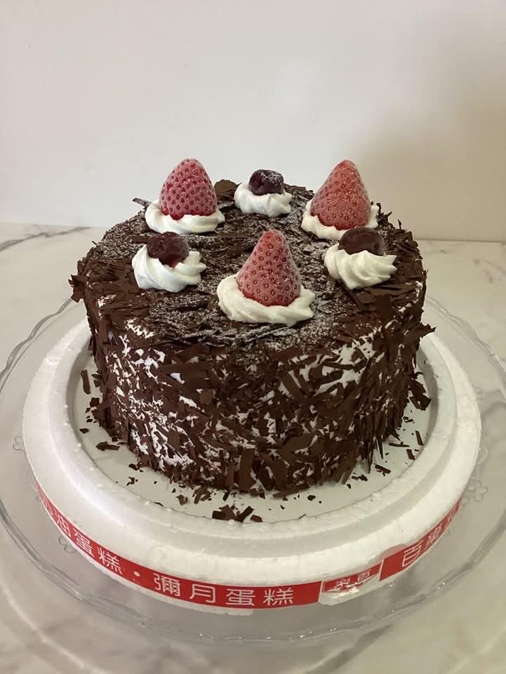6吋 黑森林冰淇淋夾心生日蛋糕,百樂蛋糕