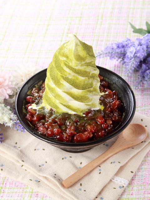 抹茶雙層聖代,百樂蛋糕